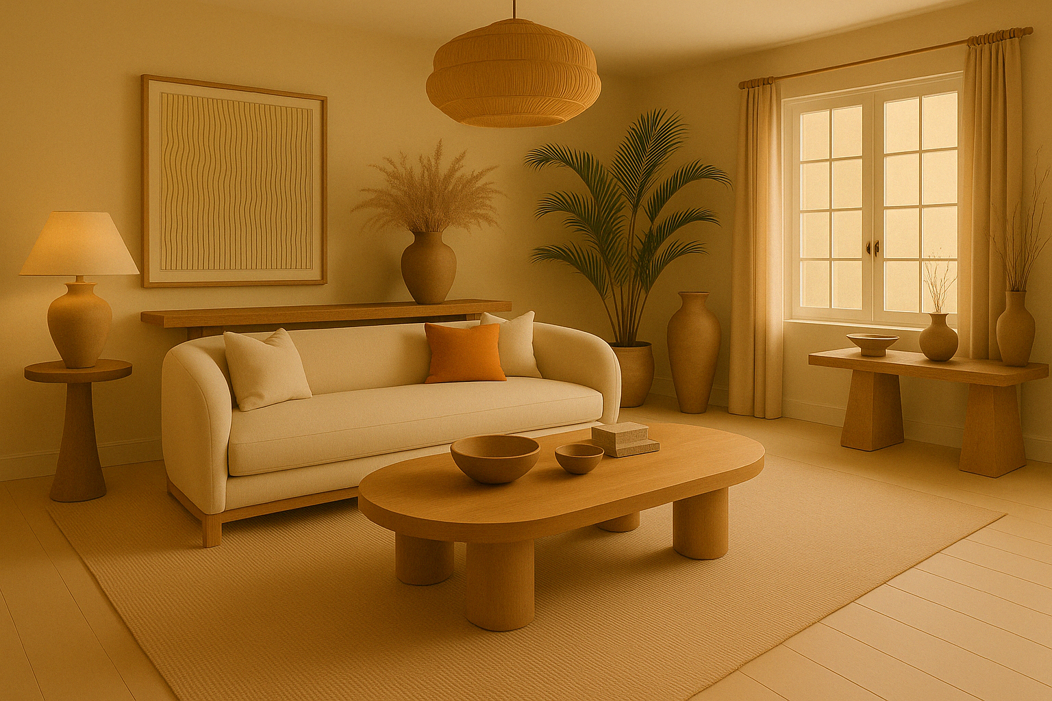 Modern, contemporary living room design